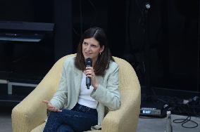 Minister Delegate for AI and Digital Affairs Clara Chappaz At Station F - Paris