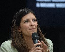 Minister Delegate for AI and Digital Affairs Clara Chappaz At Station F - Paris