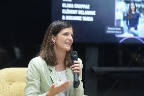 Minister Delegate for AI and Digital Affairs Clara Chappaz At Station F - Paris