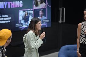 Minister Delegate for AI and Digital Affairs Clara Chappaz At Station F - Paris