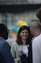 Minister Delegate for AI and Digital Affairs Clara Chappaz At Station F - Paris