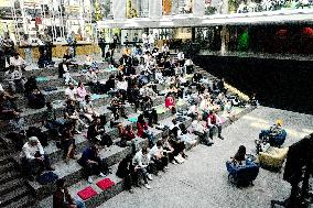 Minister Delegate for AI and Digital Affairs Clara Chappaz At Station F - Paris