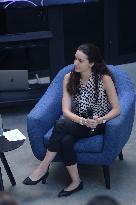 Minister Delegate for AI and Digital Affairs Clara Chappaz At Station F - Paris