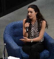 Minister Delegate for AI and Digital Affairs Clara Chappaz At Station F - Paris