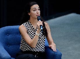 Minister Delegate for AI and Digital Affairs Clara Chappaz At Station F - Paris