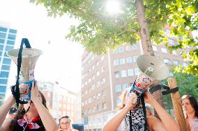 Protests Against Israel for Labeling Flotilla Activists as Terrorists - Madrid