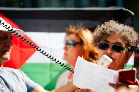 Protests Against Israel for Labeling Flotilla Activists as Terrorists - Madrid