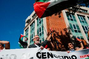 Protests Against Israel for Labeling Flotilla Activists as Terrorists - Madrid