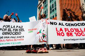Protests Against Israel for Labeling Flotilla Activists as Terrorists - Madrid