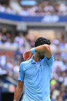 US Open - Novak Djokovic And Carlos Alcaraz Semi Final