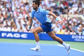 US Open - Novak Djokovic And Carlos Alcaraz Semi Final