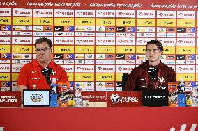 Team Poland's press conference
