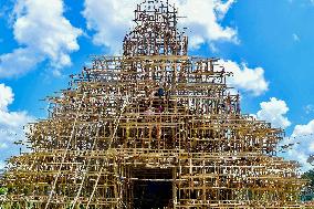 Agartala Artisans Build Durga Puja Panda - India