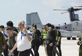 Ceremony held in Saga to mark opening of Osprey base