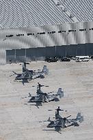 Ceremony held in Saga to mark opening of Osprey base