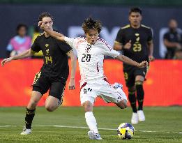 Football: Friendly between Japan and Mexico