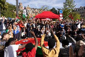 Jean-Luc Melenchon Speaks At Annual Flea Market - Lille