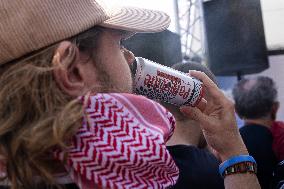 Jean-Luc Melenchon Speaks At Annual Flea Market - Lille