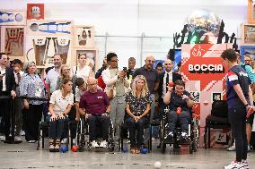 Marie Barsacq Attends Paralympic Games Anniversary Celebration - Saint-Ouen