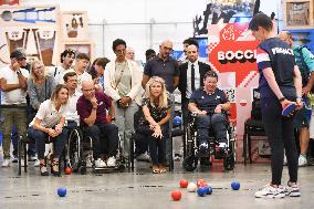 Marie Barsacq Attends Paralympic Games Anniversary Celebration - Saint-Ouen