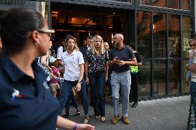 Marie Barsacq Attends Paralympic Games Anniversary Celebration - Saint-Ouen