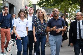 Marie Barsacq Attends Paralympic Games Anniversary Celebration - Saint-Ouen