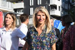 Marie Barsacq Attends Paralympic Games Anniversary Celebration - Saint-Ouen