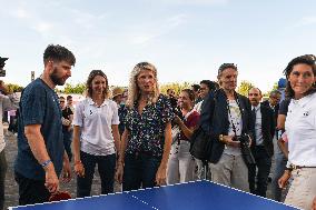 Marie Barsacq Attends Paralympic Games Anniversary Celebration - Saint-Ouen