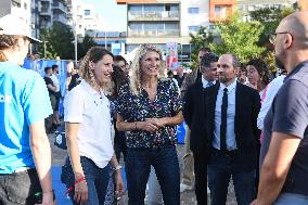 Marie Barsacq Attends Paralympic Games Anniversary Celebration - Saint-Ouen