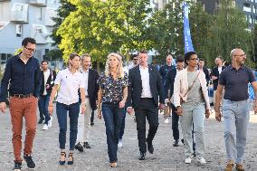 Marie Barsacq Attends Paralympic Games Anniversary Celebration - Saint-Ouen