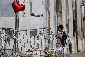People Gather At Site Of Funicular Accident - Lisbon