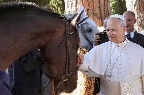 Pope Leo XIV Inaugurates Borgo Laudato Si - Castel Gandolfo