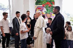 Pope Leo XIV Inaugurates Borgo Laudato Si - Castel Gandolfo