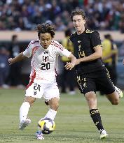 Football: Friendly between Japan and Mexico