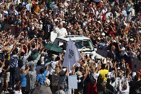 Pope Leo XIV Leads Canonization Of Pier Giorgio Frassati And Carlo Acutis - Vatican City