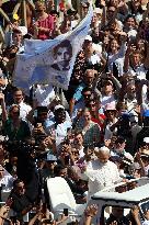 Pope Leo XIV Leads Canonization Of Pier Giorgio Frassati And Carlo Acutis - Vatican City