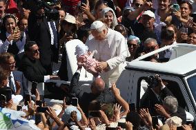 Pope Leo XIV Leads Canonization Of Pier Giorgio Frassati And Carlo Acutis - Vatican City