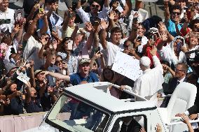 Pope Leo XIV Leads Canonization Of Pier Giorgio Frassati And Carlo Acutis - Vatican City