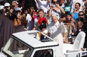 Pope Leo XIV Leads Canonization Of Pier Giorgio Frassati And Carlo Acutis - Vatican City