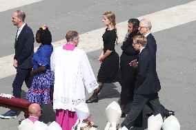 Pope Leo XIV Leads Canonization Of Pier Giorgio Frassati And Carlo Acutis - Vatican City