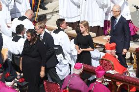 Pope Leo XIV Leads Canonization Of Pier Giorgio Frassati And Carlo Acutis - Vatican City