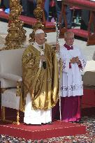 Pope Leo XIV Leads Canonization Of Pier Giorgio Frassati And Carlo Acutis - Vatican City