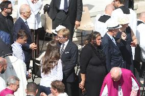 Pope Leo XIV Leads Canonization Of Pier Giorgio Frassati And Carlo Acutis - Vatican City
