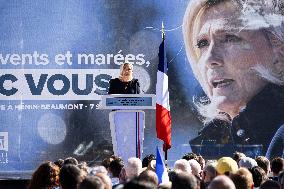 Marine Le Pen Starts Her Political Season - Henin-Beaumont