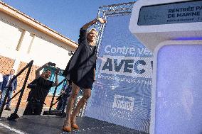 Marine Le Pen Starts Her Political Season - Henin-Beaumont