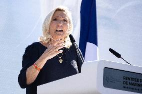 Marine Le Pen Starts Her Political Season - Henin-Beaumont