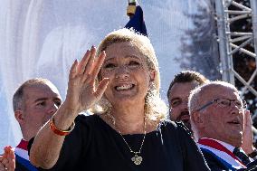 Marine Le Pen Starts Her Political Season - Henin-Beaumont