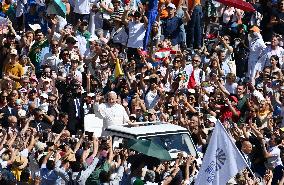 Pope Leo XIV Leads Canonization Of Pier Giorgio Frassati And Carlo Acutis - Vatican City