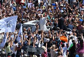 Pope Leo XIV Leads Canonization Of Pier Giorgio Frassati And Carlo Acutis - Vatican City
