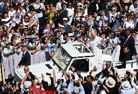 Pope Leo XIV Leads Canonization Of Pier Giorgio Frassati And Carlo Acutis - Vatican City